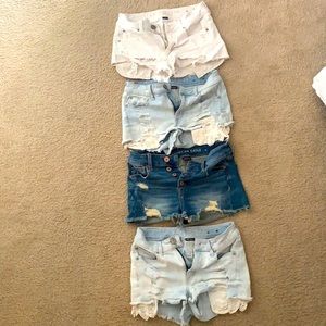 4 pairs Jean shorts